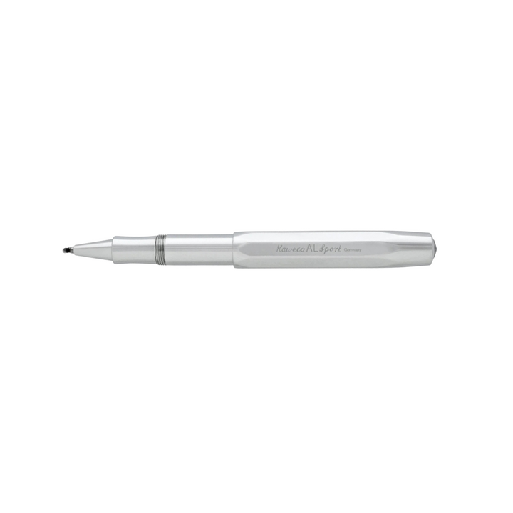 Kaweco AL Sport Gel Rollerball Pen - Silver — in use
