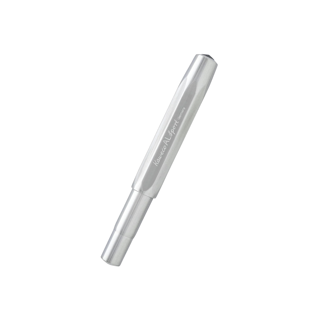 Kaweco AL Sport Gel Rollerball Pen - Silver — side view