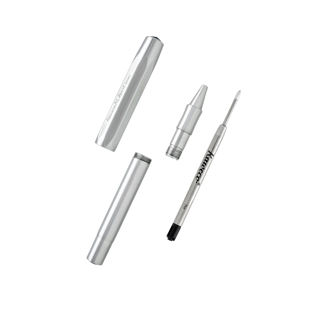 Kaweco AL Sport Gel Rollerball Pen - Silver — detail view