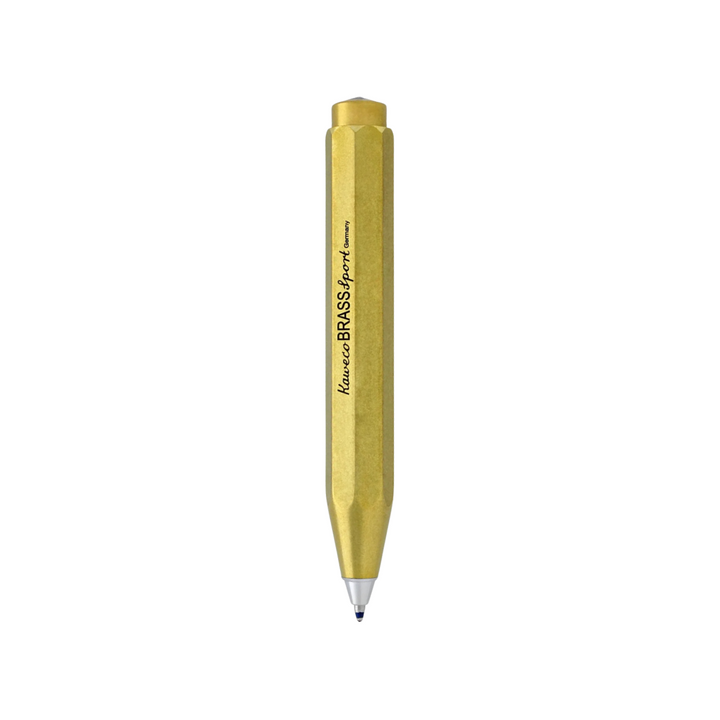 Kaweco Brass Sport Ballpoint Pen — Kaweco ballpoint pen — reliable smooth-writing everyday pen, at Cityluxe Singapore