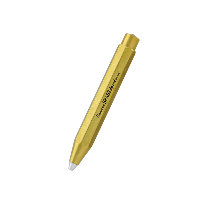 Kaweco Brass Sport Ballpoint Pen — Kaweco ballpoint pen — reliable smooth-writing everyday pen, at Cityluxe Singapore