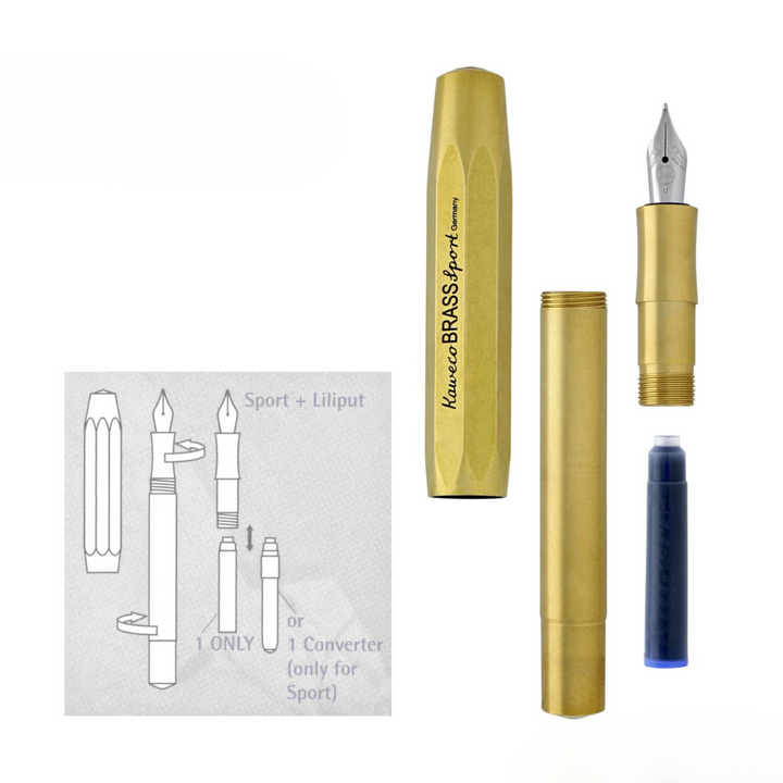 Kaweco Brass Sport Fountain Pen