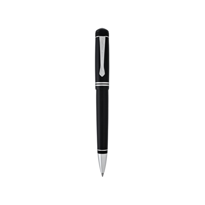 Kaweco DIA2 Ballpoint Pen - Black with Chrome Trim — barrel detail