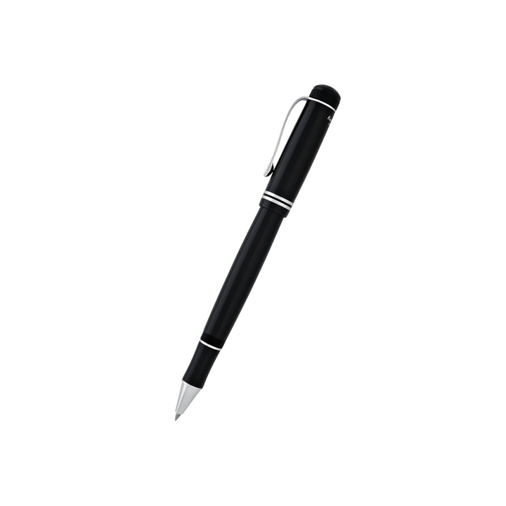 Kaweco DIA2 Rollerball Pen - Black with Chrome Trim — with packaging