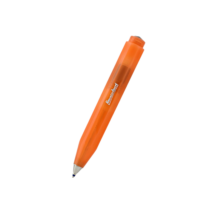 Kaweco Frosted Sport Ballpoint Pen - Soft Mandarin — capped