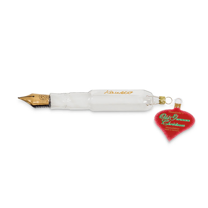 Kaweco Glass Pen Clear Christmas Decoration