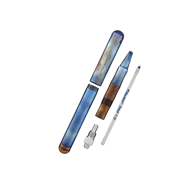 Load image into Gallery viewer, Kaweco LILIPUT Ballpoint Pen - Fireblue with Cap
