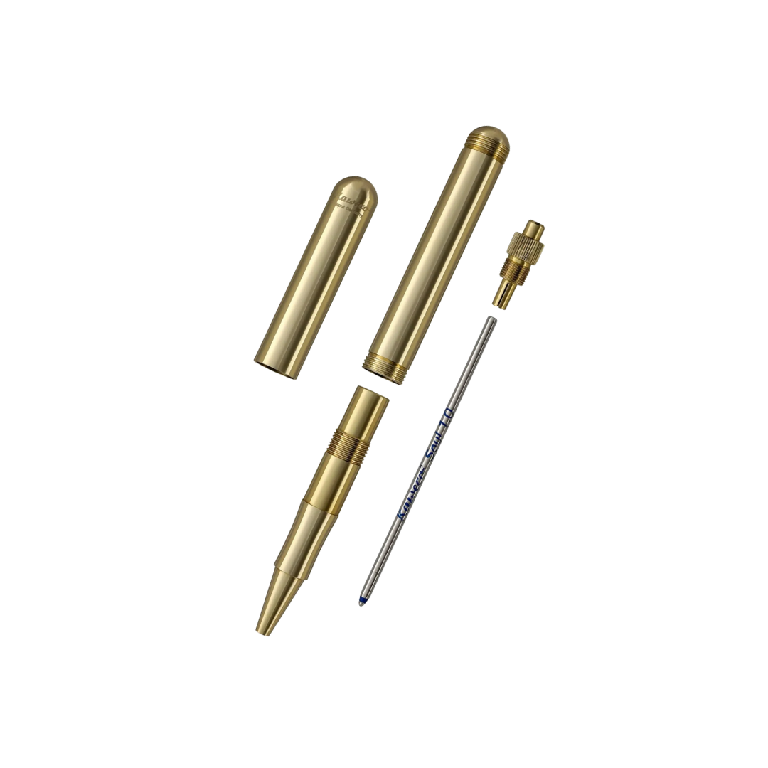 Kaweco Liliput Ballpoint Pen - Brass With Cap