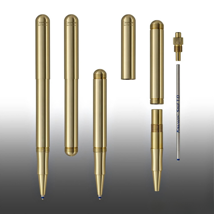 Kaweco Liliput Ballpoint Pen - Brass With Cap