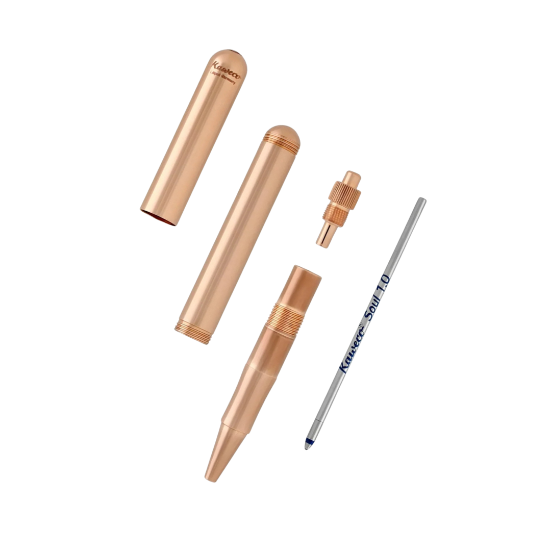 Kaweco Liliput Ballpoint Pen - Copper with Cap — with packaging
