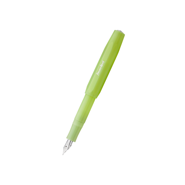 Load image into Gallery viewer, Kaweco Frosted Sport Fountain Pen - Fine Lime
