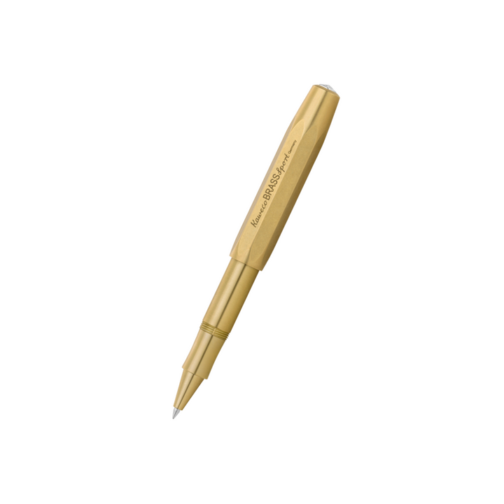 Kaweco Brass Sport Gel Rollerball Pen — front view