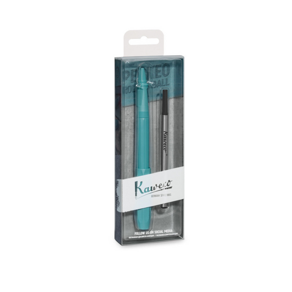 Load image into Gallery viewer, Kaweco Perkeo Rollerball Pen Pack - All BREEZY TEAL

