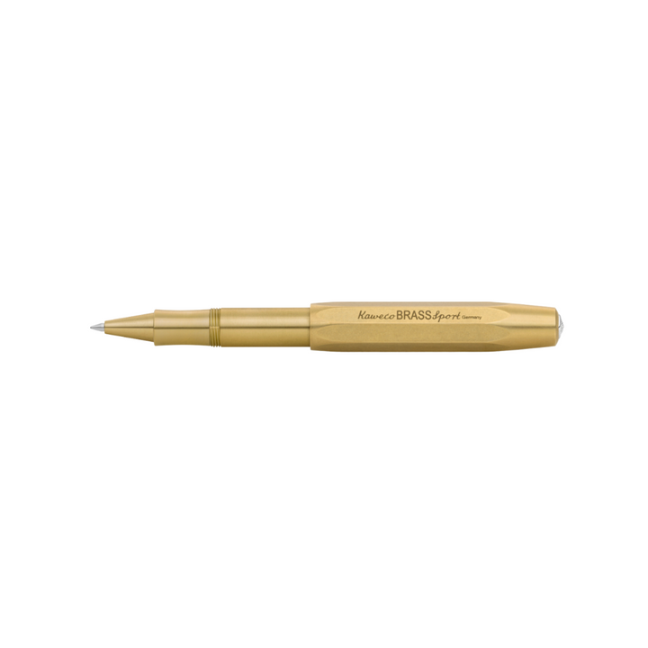 Kaweco Brass Sport Gel Rollerball Pen — detail view