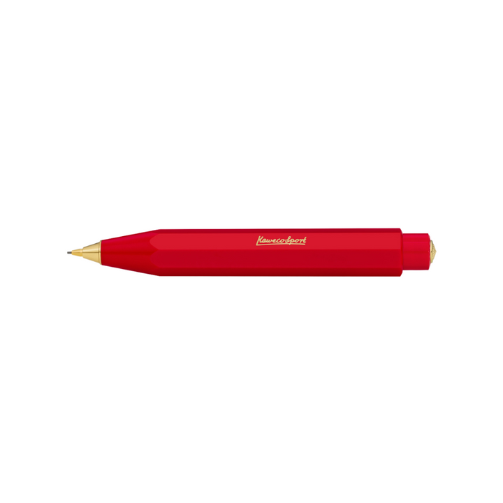 Kaweco Classic Sport Mechanical Pencil - Red — tip detail