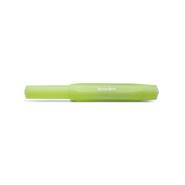 Load image into Gallery viewer, Kaweco Frosted Sport Gel Rollerball Pen - Fine Lime
