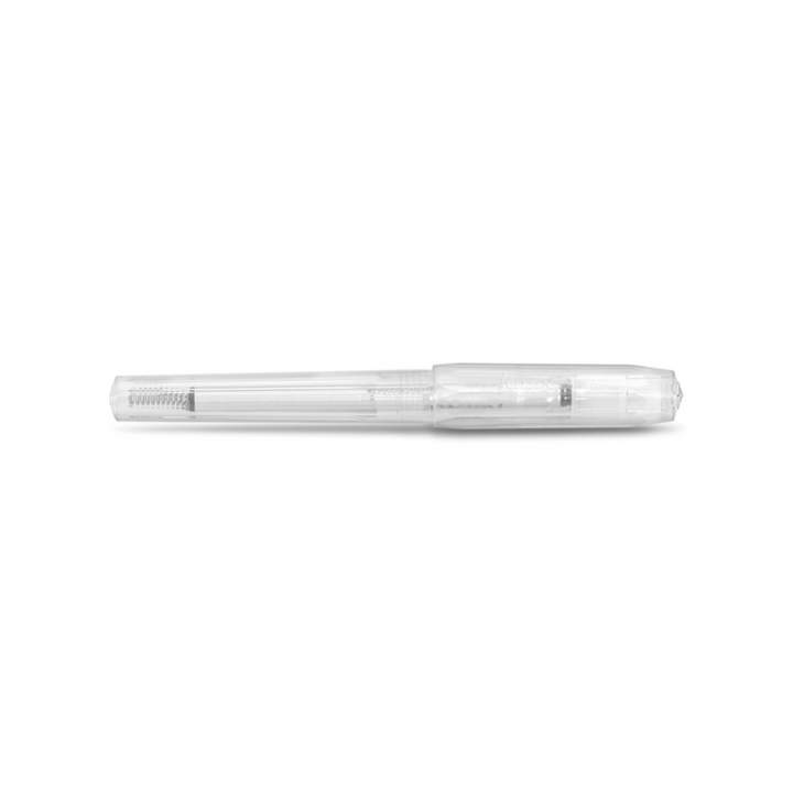 Kaweco Perkeo Rollerball Pen Pack - All Clear — writing at an angle