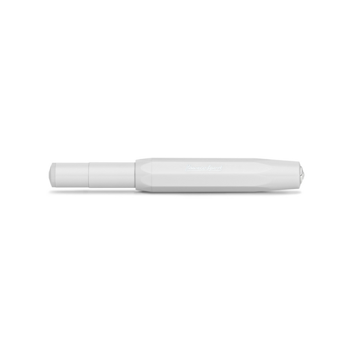 Kaweco Skyline Sport Gel Rollerball Pen - White — barrel detail