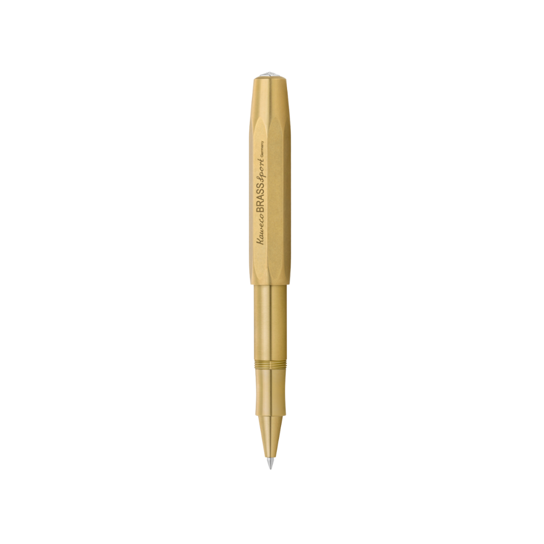Kaweco Brass Sport Gel Rollerball Pen — side view