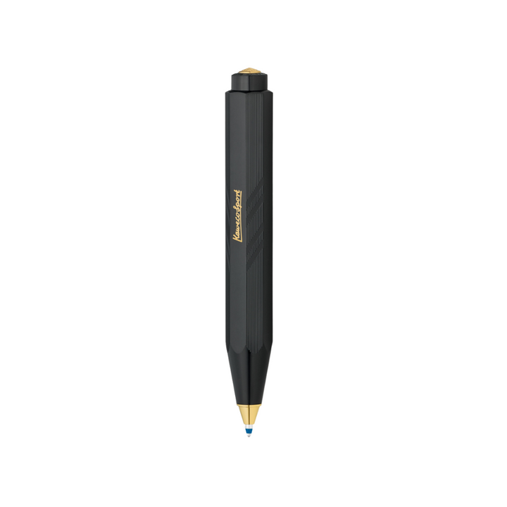 Kaweco Classic Sport Guilloche Ballpoint Pen in Black — Kaweco ballpoint pen — reliable smooth-writing everyday pen, at Cityluxe Singapore