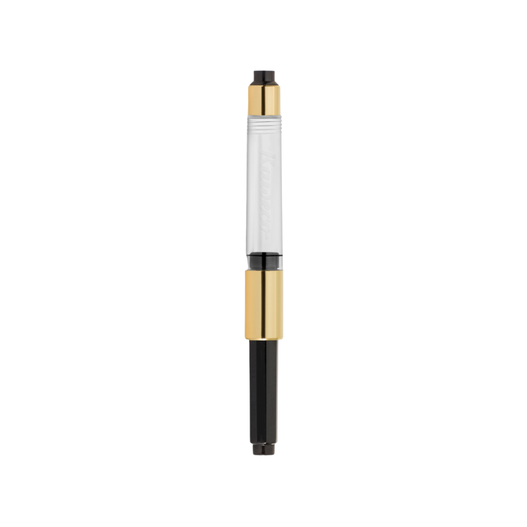 Kaweco Standard Converter Pearl Black Gold — Kaweco fountain pen converter — refillable ink converter for fountain pens, at Cityluxe Singapore