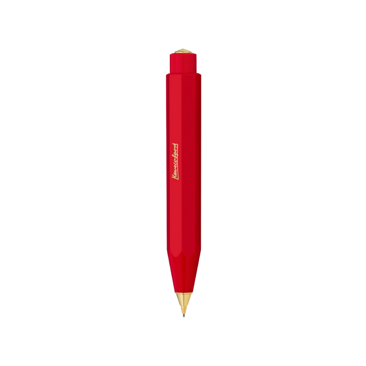 Kaweco Classic Sport Mechanical Pencil - Red — lead extended