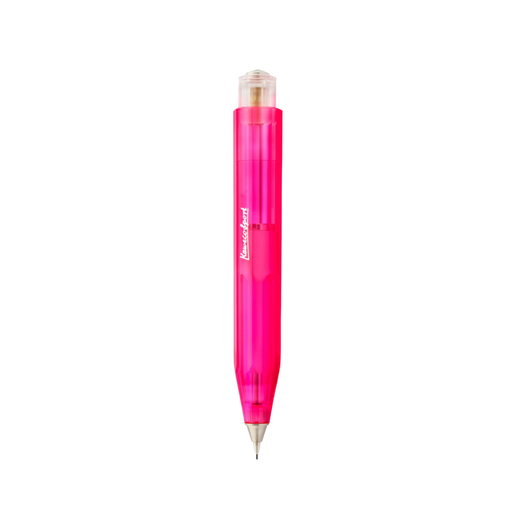 Kaweco Ice Sport Push Pencil Pink — Kaweco mechanical pencil — precision drafting and writing pencil, at Cityluxe Singapore