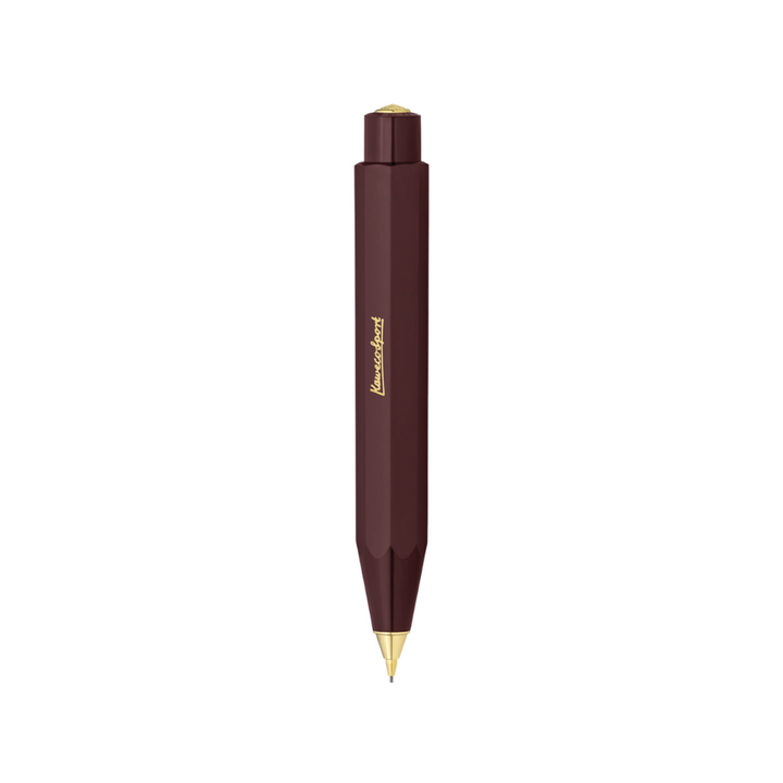 Kaweco Classic Sport Mechanical Pencil - Bordeaux — lead extended