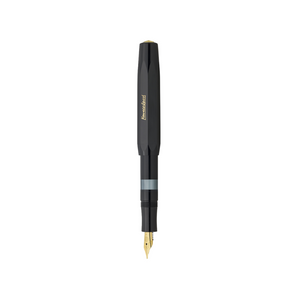 Kaweco Piston Sport Classic Fountain Pen - Black with Gold Nib [Pre-Order]