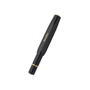 Kaweco Piston Sport Classic Fountain Pen - Black with Gold Nib [Pre-Order]