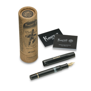 Kaweco Piston Sport Classic Fountain Pen - Black with Gold Nib [Pre-Order]