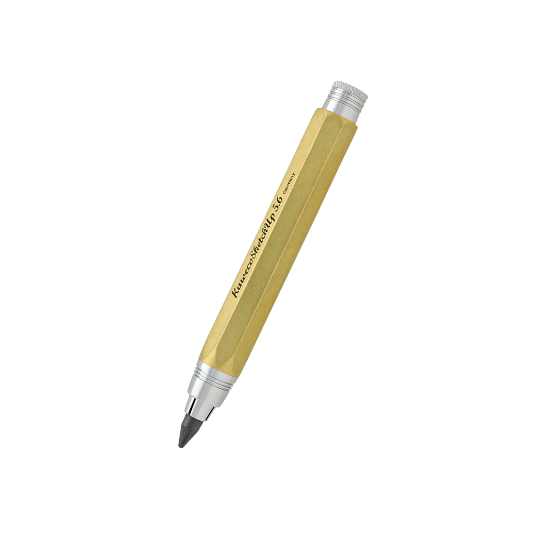 Kaweco SKETCH UP Clutch Pencil - Brass — lead extended