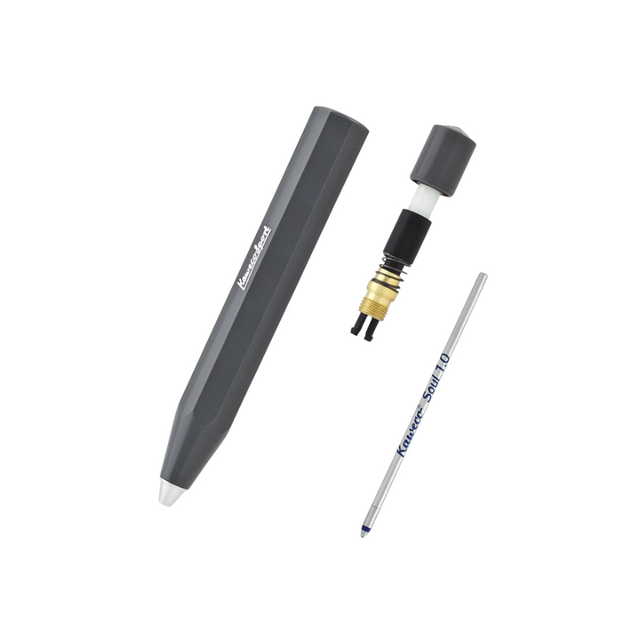 Kaweco Skyline Sport Ballpoint Pen in Gray — Kaweco ballpoint pen — reliable smooth-writing everyday pen, at Cityluxe Singapore
