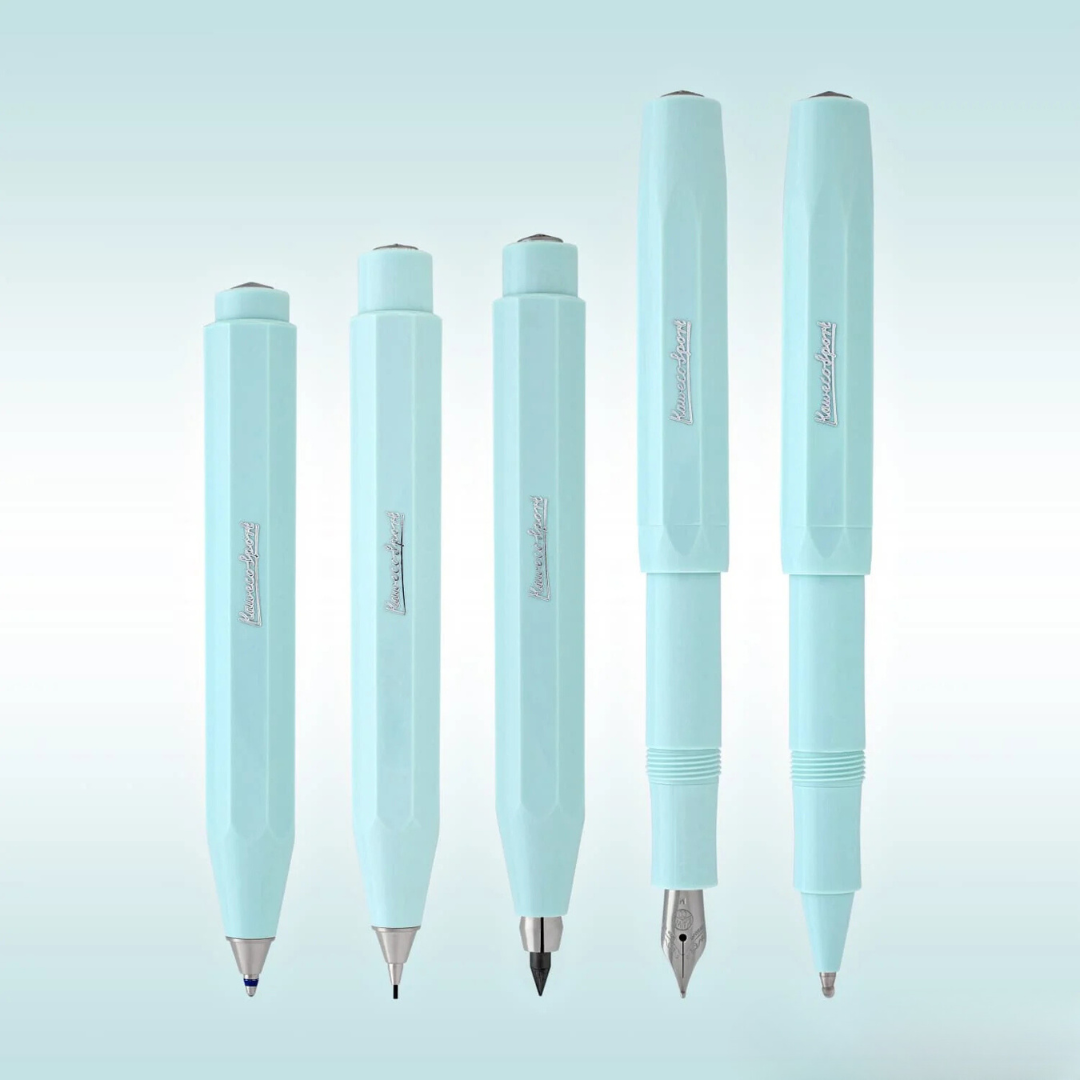 Kaweco Skyline Sport Ballpoint Pen in Mint — Kaweco ballpoint pen — reliable smooth-writing everyday pen, at Cityluxe Singapore