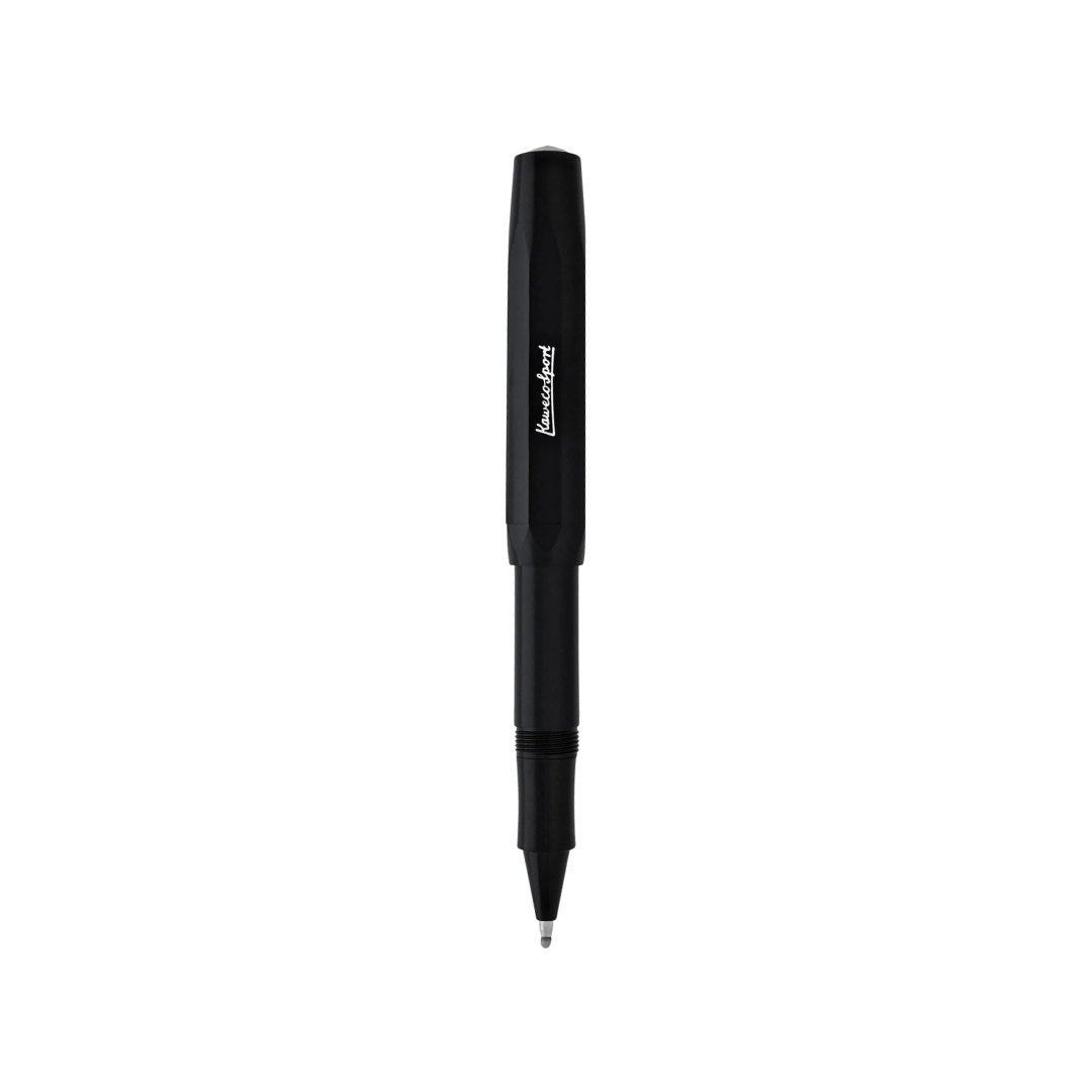 Kaweco Skyline Sport Gel Rollerball Pen - Black — writing at an angle