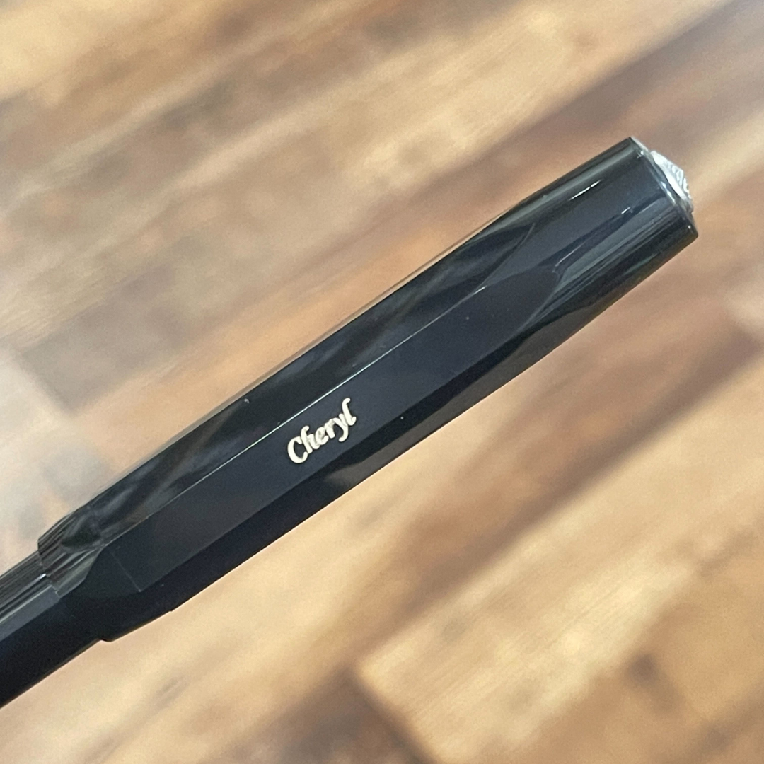 Kaweco Skyline Sport Gel Rollerball Pen - Black — flat lay