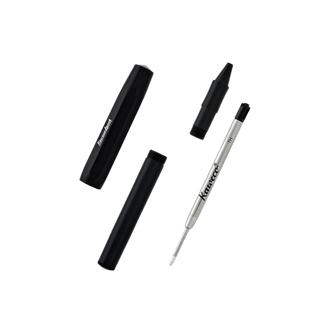 Kaweco Skyline Sport Gel Rollerball Pen - Black — with packaging