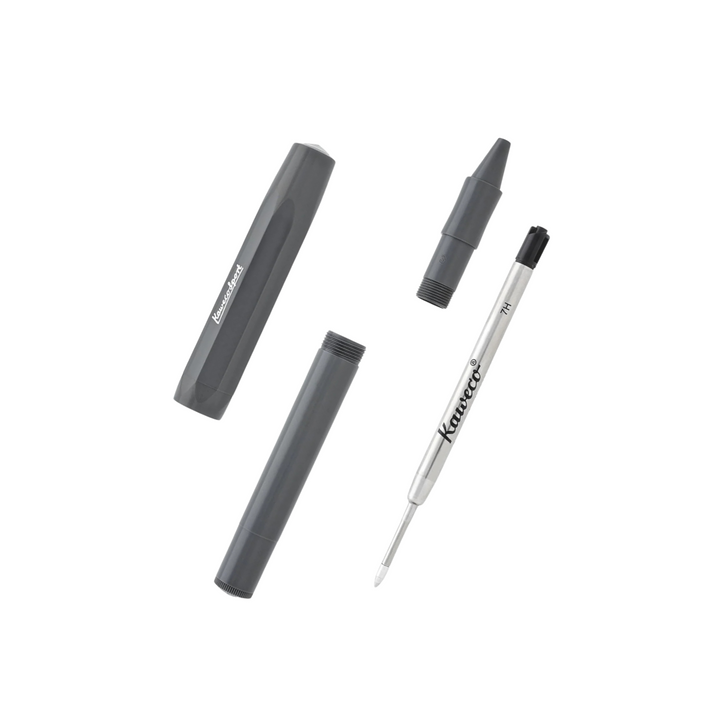 Kaweco Skyline Sport Gel Rollerball Pen - Gray — tip detail