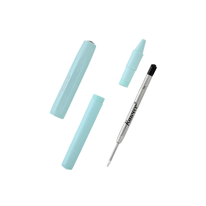 Kaweco Skyline Sport Gel Rollerball Pen in Mint — Kaweco rollerball pen — fluid gel ink writing instrument, at Cityluxe Singapore