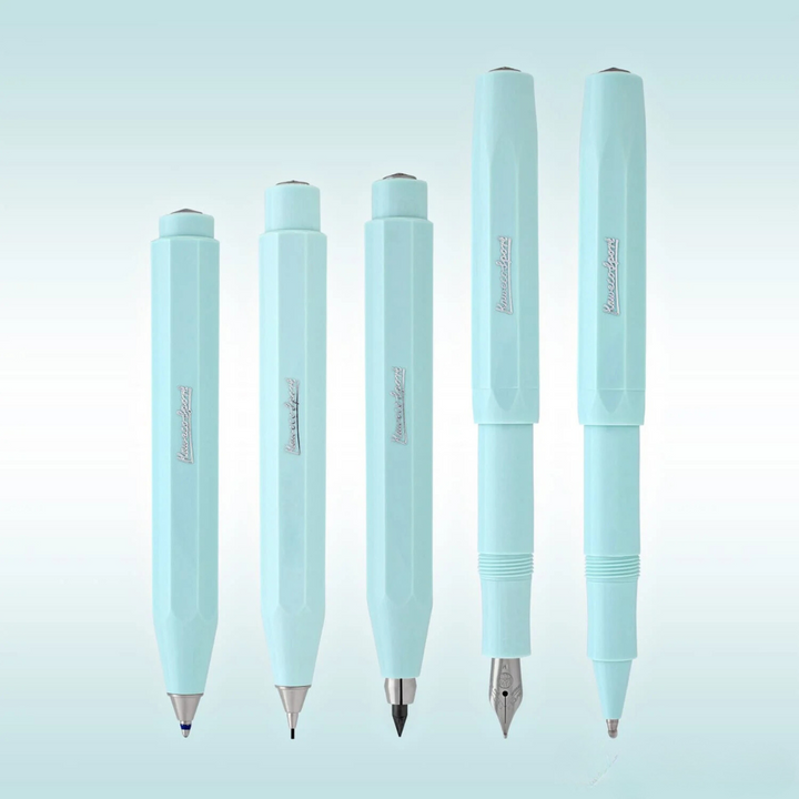 Kaweco Skyline Sport Gel Rollerball Pen in Mint — Kaweco rollerball pen — fluid gel ink writing instrument, at Cityluxe Singapore