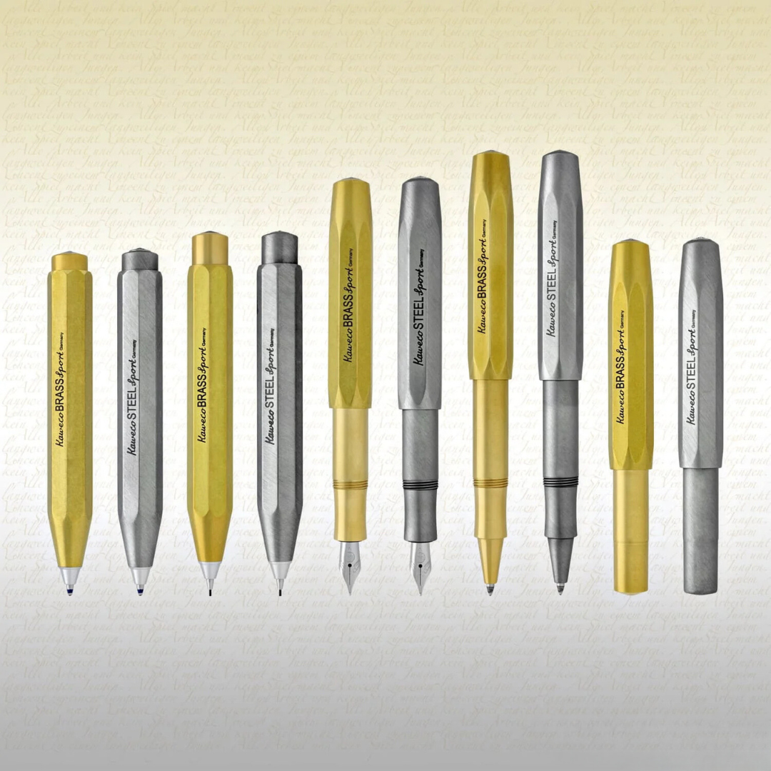 Kaweco Steel Sport Ballpoint Pen — Kaweco ballpoint pen — reliable smooth-writing everyday pen, at Cityluxe Singapore