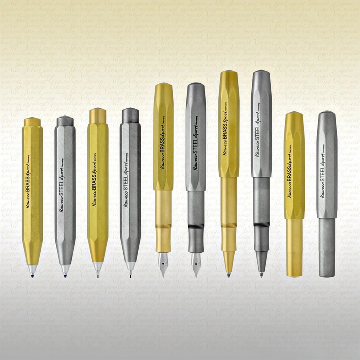 Kaweco Steel Sport Ballpoint Pen — Kaweco ballpoint pen — reliable smooth-writing everyday pen, at Cityluxe Singapore