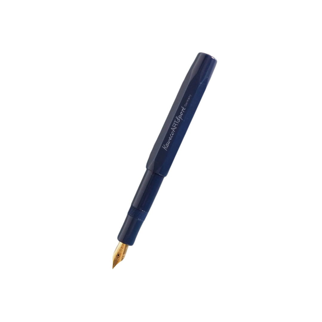 Kaweco Art Sport Fountain Pen Dark Blue Limited Edition 2018 Gold