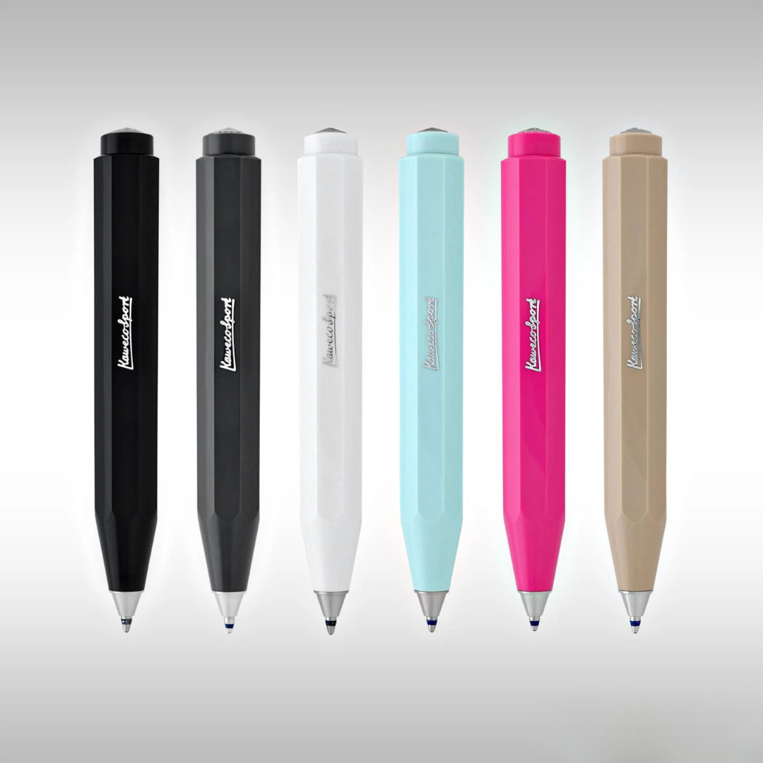 Kaweco Skyline Sport Ballpoint Pen in Gray — Kaweco ballpoint pen — reliable smooth-writing everyday pen, at Cityluxe Singapore