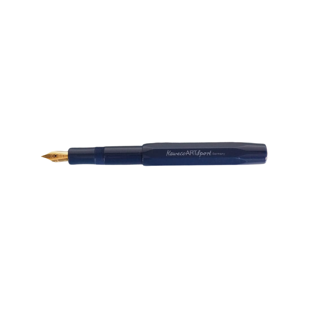 Kaweco Art Sport Fountain Pen Dark Blue Limited Edition 2018 Gold