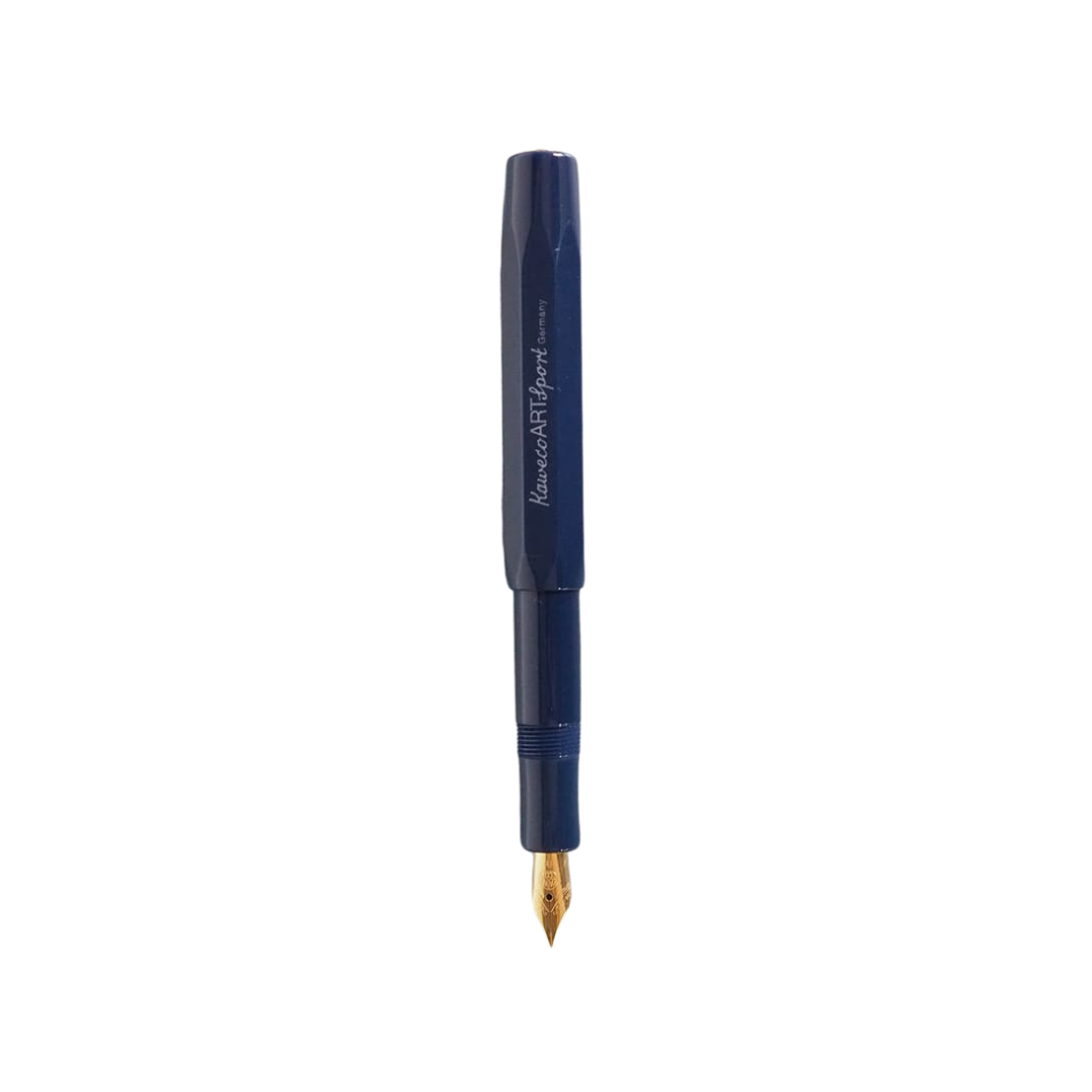 Kaweco Art Sport Fountain Pen Dark Blue Limited Edition 2018 Gold