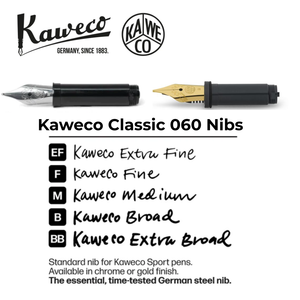 Kaweco Steel Nib Gold Plated 060 with thread