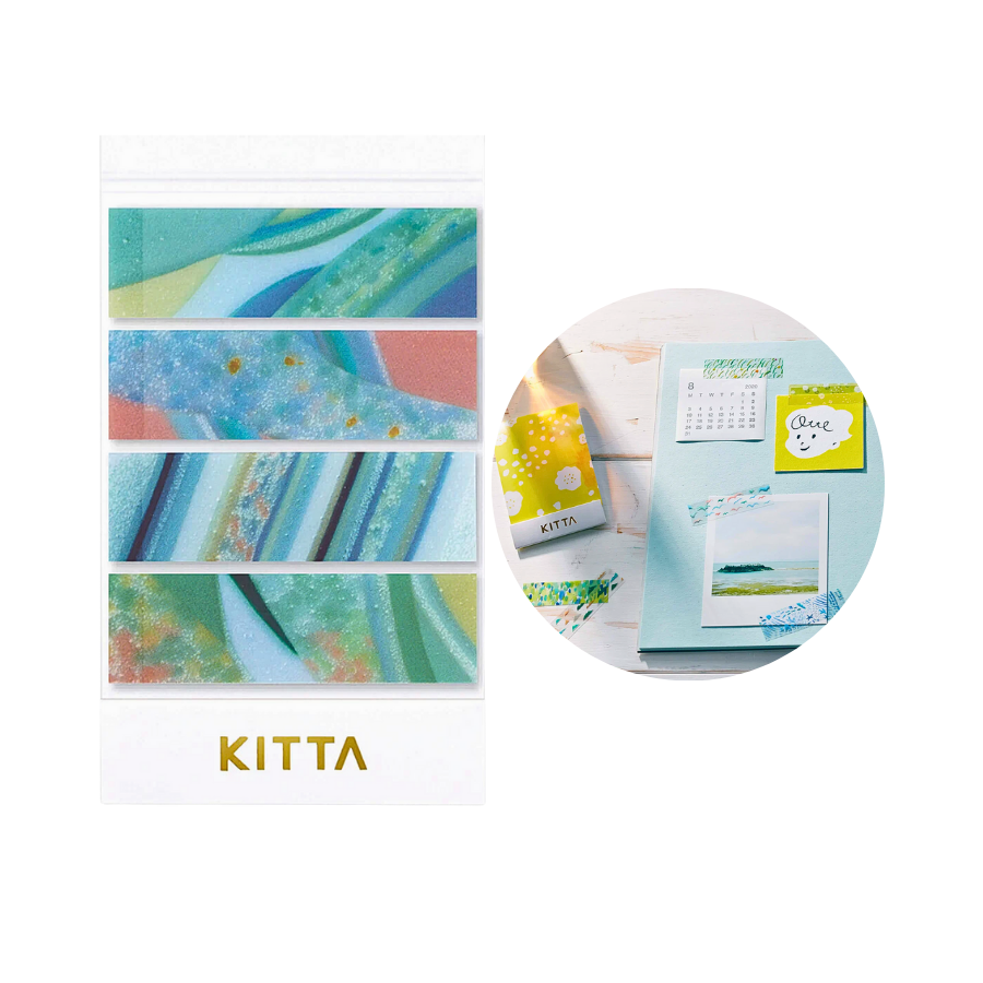 KITTA Masking Tape in Clear Glass — KITTA masking tape — decorative paper tape for journaling and scrapbooking, at Cityluxe Singapore