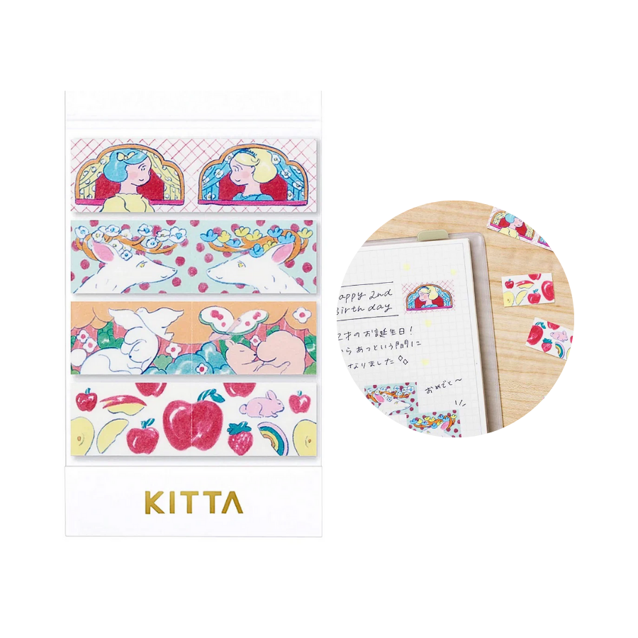 KITTA Masking Tape in Symmetry — KITTA masking tape — decorative paper tape for journaling and scrapbooking, at Cityluxe Singapore