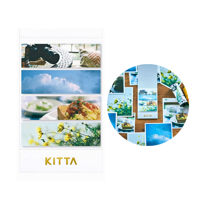 KITTA Masking Tape in Photo 2 — KITTA washi tape — decorative Japanese paper tape for journaling, at Cityluxe Singapore